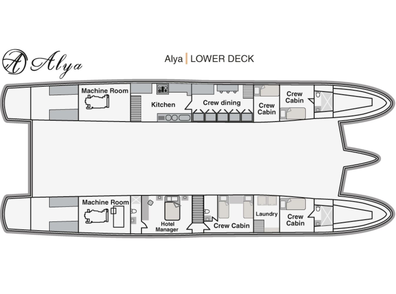 Alya Luxury Catamaran: Alya Luxury Catamaran 6 days/5 nights cruise