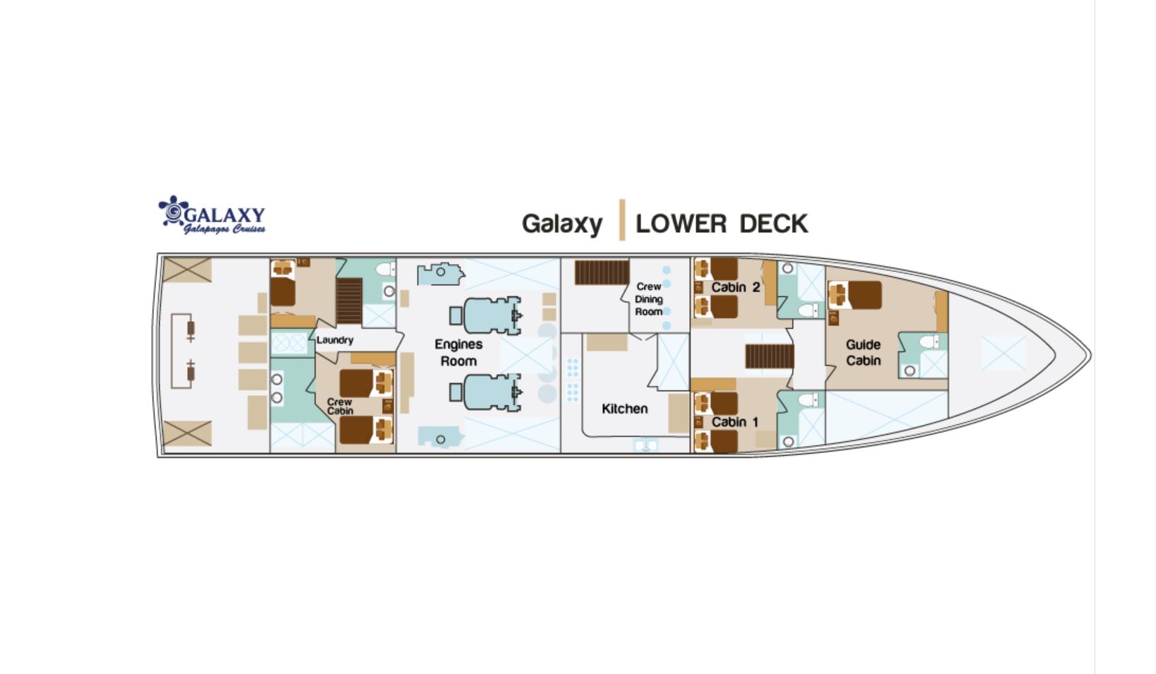 Galaxy Touristclass -Superior Motoryacht: Galaxy Touristclass-Superior Yacht 5 days/4 nights cruise