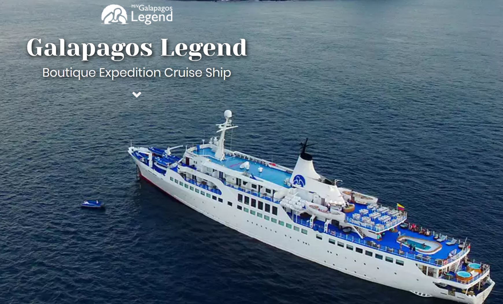 MV Galapagos Legend Boutique Expedition Cruise Schiff, i.d.R. mit deutschsprachigem Guide: Galapagos Legend Boutique Expedition Schiff 8 Tage/7 Nächte Kreuzfahrt